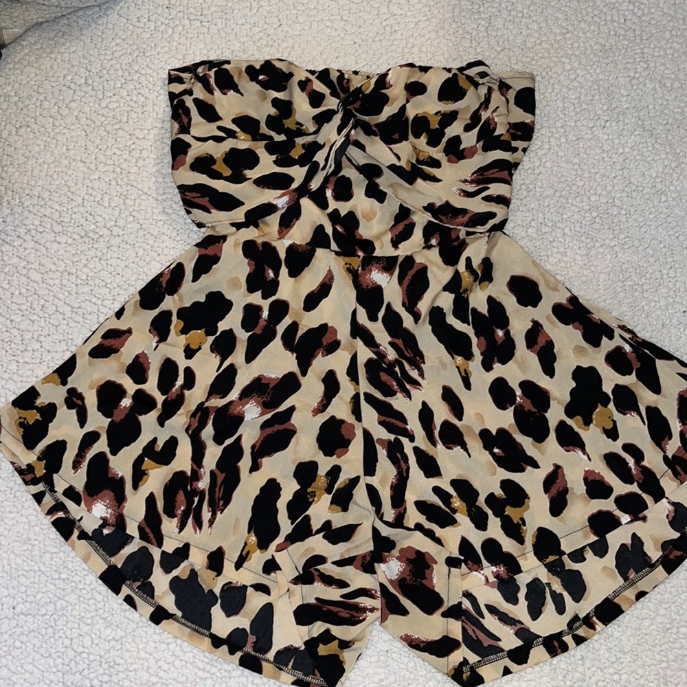 SHEIN CURVE XL strapless romper